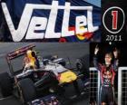 Sebastian Vettel, Red Bull Racing F1 Dünya Şampiyonu 2011, en genç dünya şampiyonu